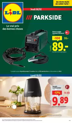 Catalogue Lidl (valable jusqu'au 10-02)