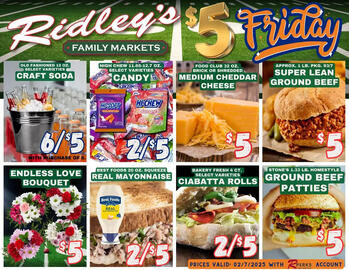 Ridley's Family Markets Weekly Ad week 6 Page 1