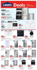 Lowe's Weekly Ad Page 1