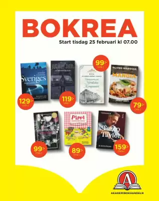 Akademibokhandeln reklamblad (giltig till och med 25-02)