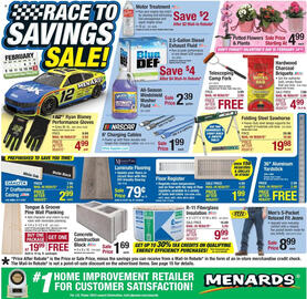 Menards Weekly Ad Page 1