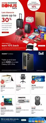 Staples flyer (valid until 13-02)