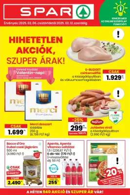 Spar akciós újság (érvényes eddig: 12-02)