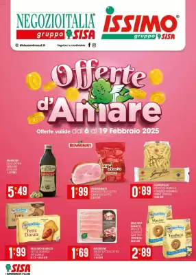 Volantino Issimo supermercado (valido fino al 19-02)