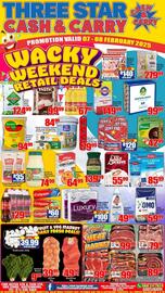 Three Star Cash and Carry catalogue Page 1