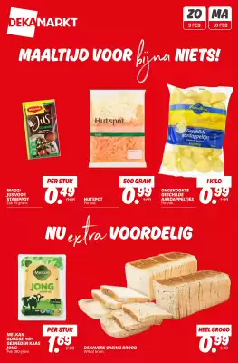 Dekamarkt folder - Nu of Nooit voordeel (geldig t/m 10-02)