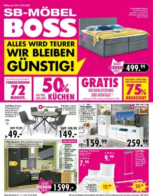 Möbel Boss Prospekt (gültig bis 23-02)