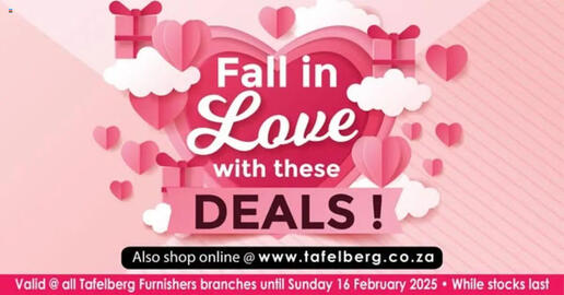 Tafelberg Furnishers catalogue Page 1