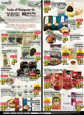 Galleria Supermarket flyer (valid until 14-02)