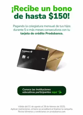 Catálogo Banco Produbanco (válido hasta 28-02)