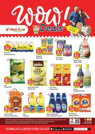 West Zone Supermarket catalogue week 6 Page 1