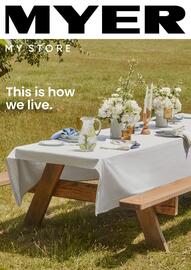 Myer catalogue Page 1