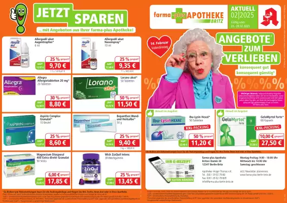 farma-plus Apotheken Prospekt (gültig bis 28-02)