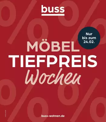 Möbel Buss Prospekt (gültig bis 24-02)