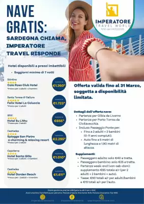 Volantino Imperatore Viaggi (valido fino al 31-03)
