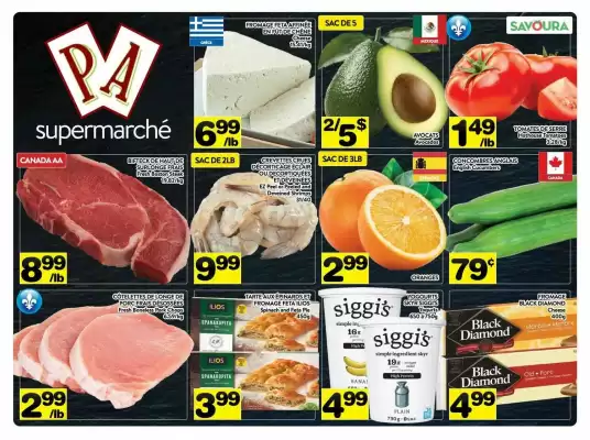 Supermarché PA flyer (valid until 14-02)