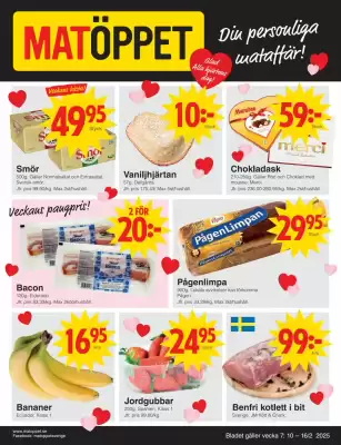 Matöppet reklamblad (giltig till och med 16-02)