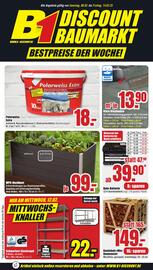 B1 Discount Baumarkt Prospekt woche 6 Seite 1