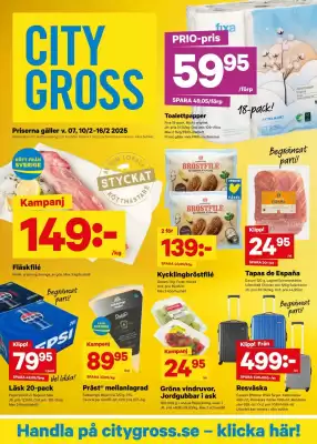 City Gross reklamblad (giltig till och med 16-02)