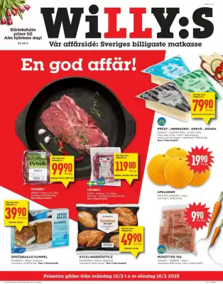 Willys reklamblad (giltig till och med 16-02)