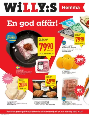 Willys Hemma reklamblad (giltig till och med 16-02)