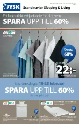 JYSK reklamblad (giltig till och med 23-02)