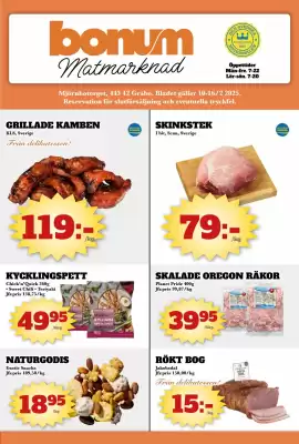 Bonum Matmarknad reklamblad (giltig till och med 16-02)