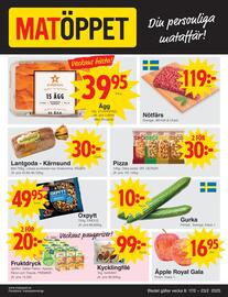 Matöppet reklamblad vecka 8 Sida 1