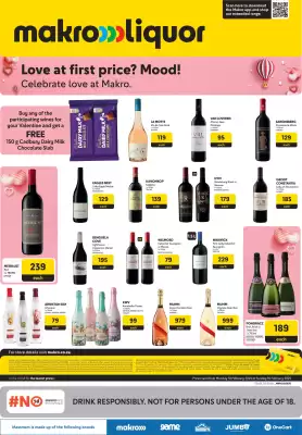 Makro’s liquor catalogue (valid until 16-02)