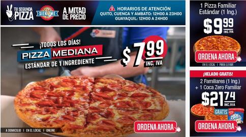 Catálogo Domino's Pizza Página 1