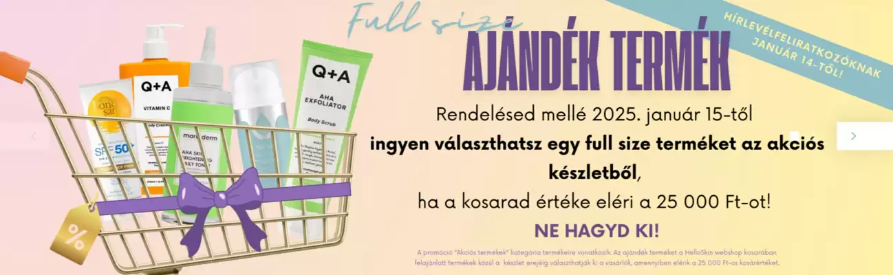 HelloSkin akciós újság (érvényes eddig: 25-02)