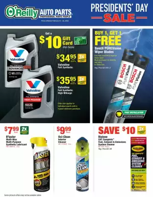 O'Reilly Auto Parts Weekly Ad (valid until 25-02)