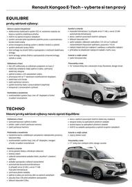 Renault leták | Kangoo e-tech Strana 3