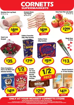 CORNETTS catalogue (valid until 18-02)