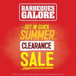 Barbeques Galore catalogue Page 1