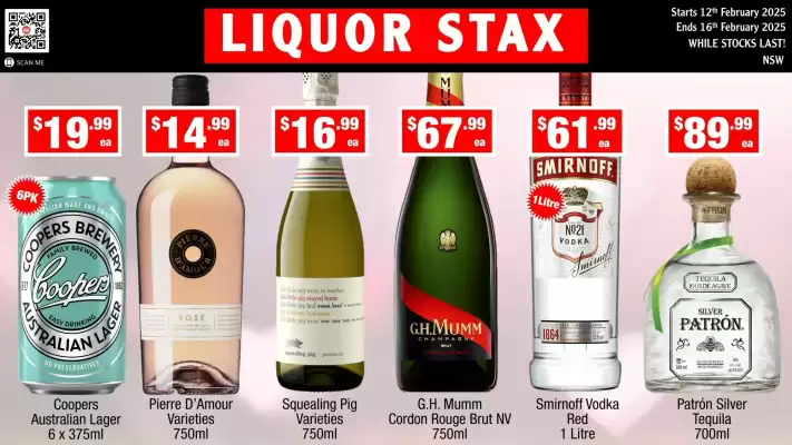 Liquor Stax catalogue (valid until 16-02)