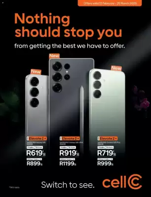 Cell C catalogue (valid until 25-03)