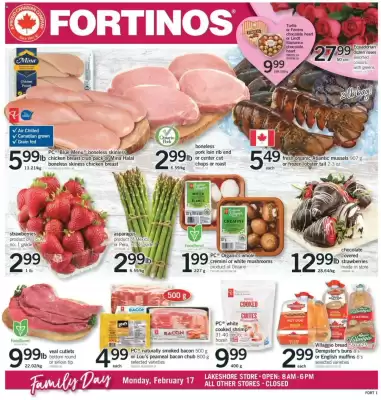 Fortinos flyer (valid until 19-02)