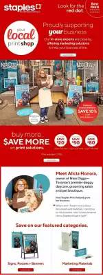 Staples flyer (valid until 20-02)