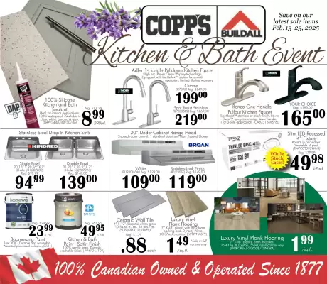 Copp's Buildall flyer (valid until 18-02)