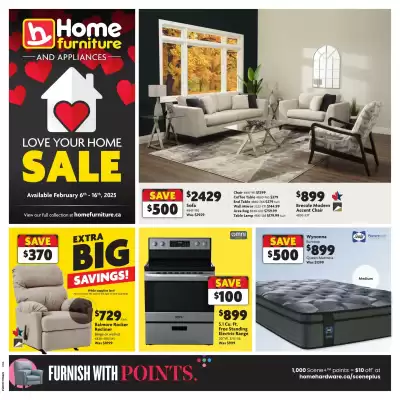 Home Furniture flyer (valid until 18-02)