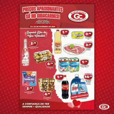 Folheto GidaCarnes Supermercados (válido até 25-02)