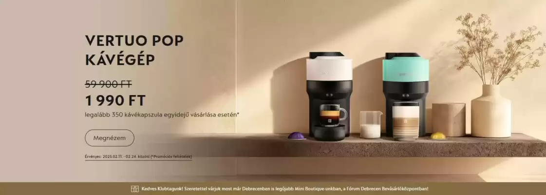 Nespresso akciós újság (érvényes eddig: 24-02)