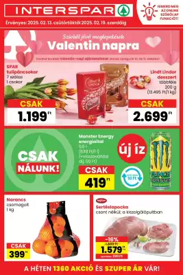 Interspar akciós újság (érvényes eddig: 19-02)