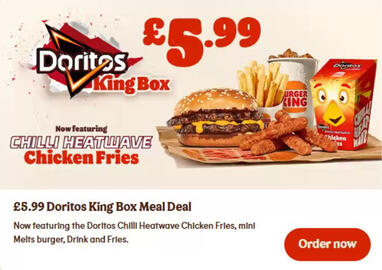 Burger King leaflet Page 1