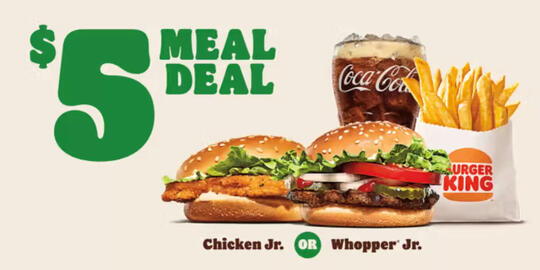 Burger King flyer Page 1