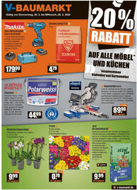 V Baumarkt Prospekt woche 8 Seite 1