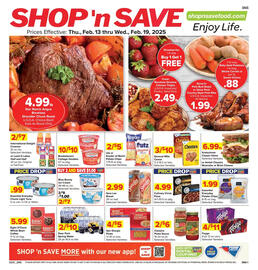 Shop 'n Save Weekly Ad Page 1