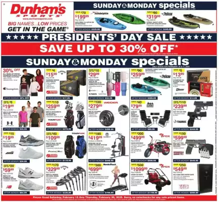 Dunham's Sports Weekly Ad (valid until 20-02)