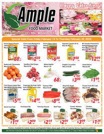 Ample Food Market flyer week 7 Page 1